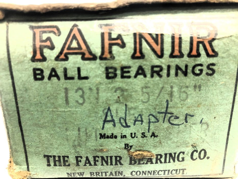 Fafnir Bearing Adapter Sleeve 13N-2 5/16 NOS