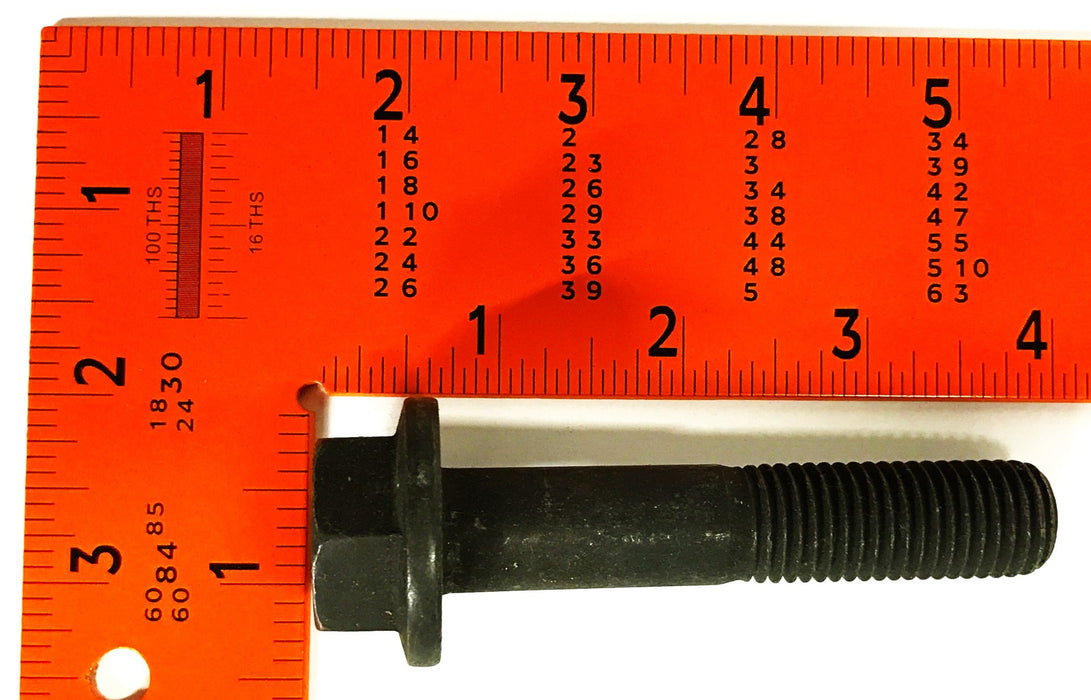 Unbranded Black Steel M16 x 80mm Flanged Hex Head Bolt [Lot of 7] NOS