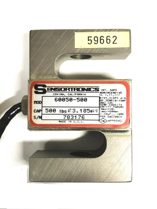 Sensortronics Load Cell 60050-500 NOS