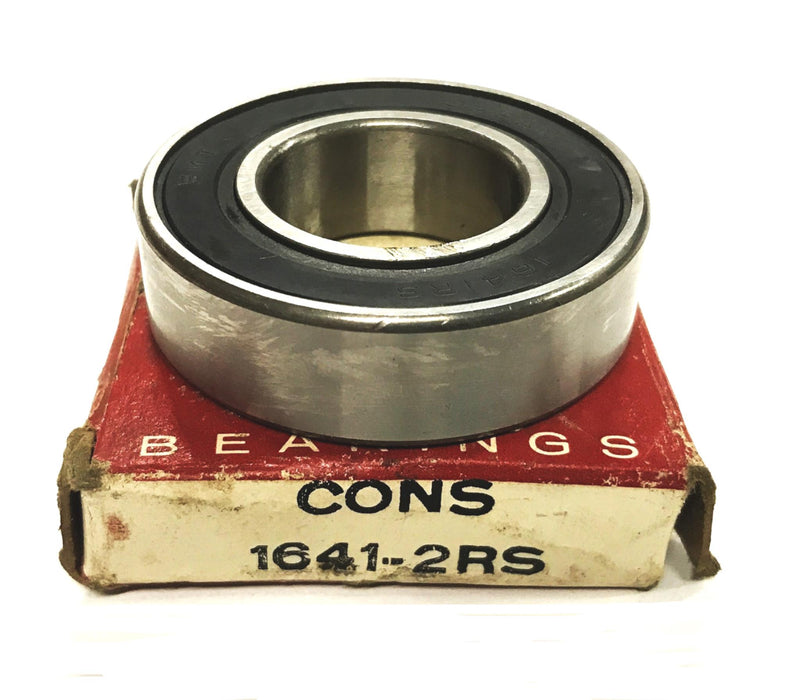 Consolidated Bearings Deep Groove Ball Bearing 1641-2RS [Lot of 2] NOS