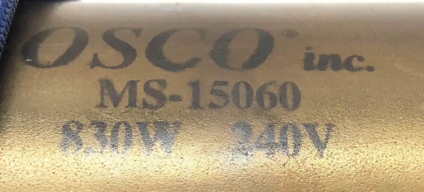 Osco 240V 830W Nozzle Body Heater MS-15060 USED