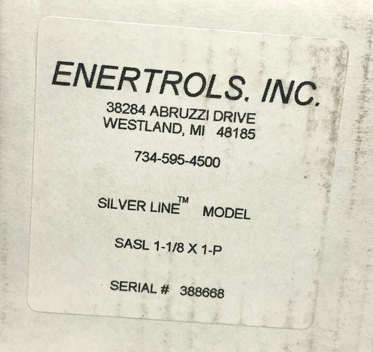 Enertrols Silver Line Model Hydraulic Shock Absorber SASL 1-1/8x1-P NOS