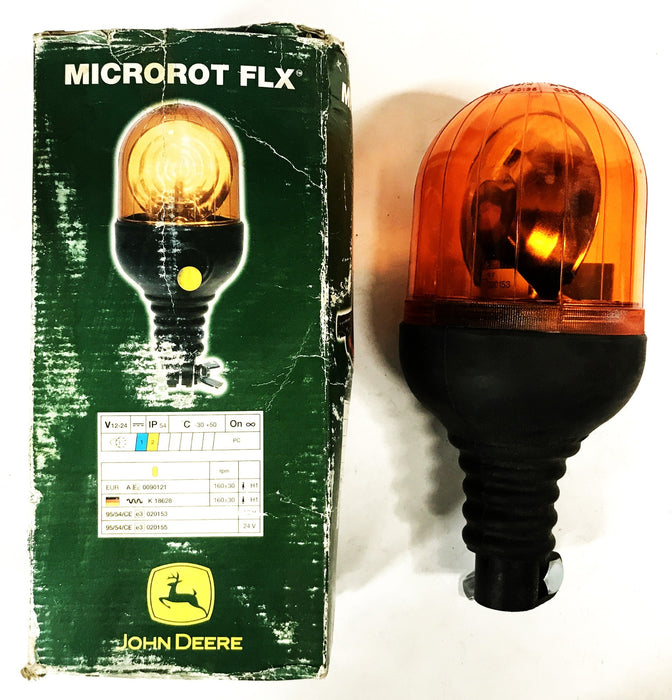 John Deere Rotating Amber Beacon EPMRTFLX NOS