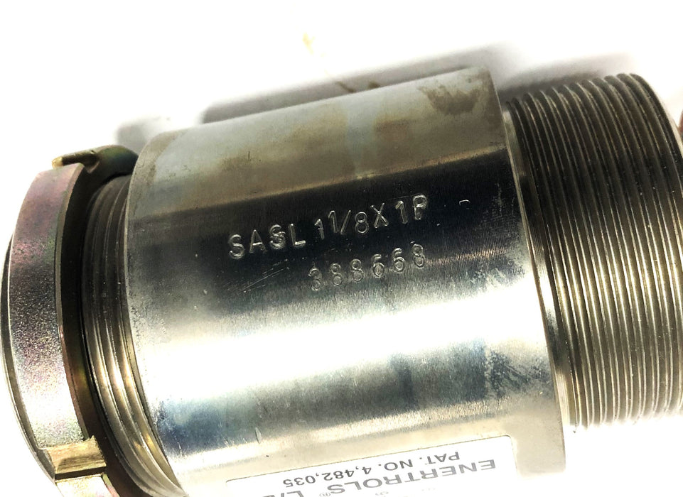 Enertrols Silver Line Model Hydraulic Shock Absorber SASL 1-1/8x1-P NOS