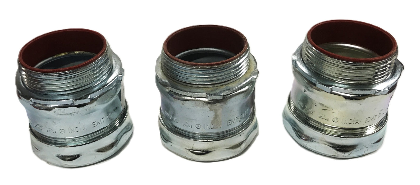 Thomas & Betts 2-1/2 inch EMT Only Compression Coupling TC117A [Lot of 3] NOS