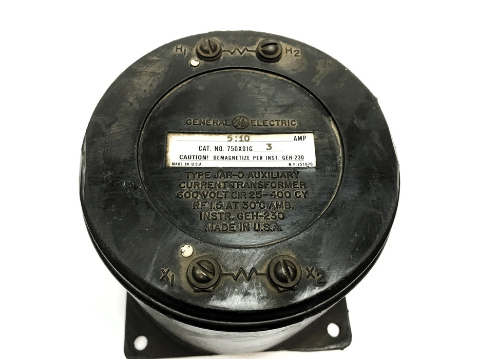General Electric Auxiliary Current Transformers 750X01G3 USED