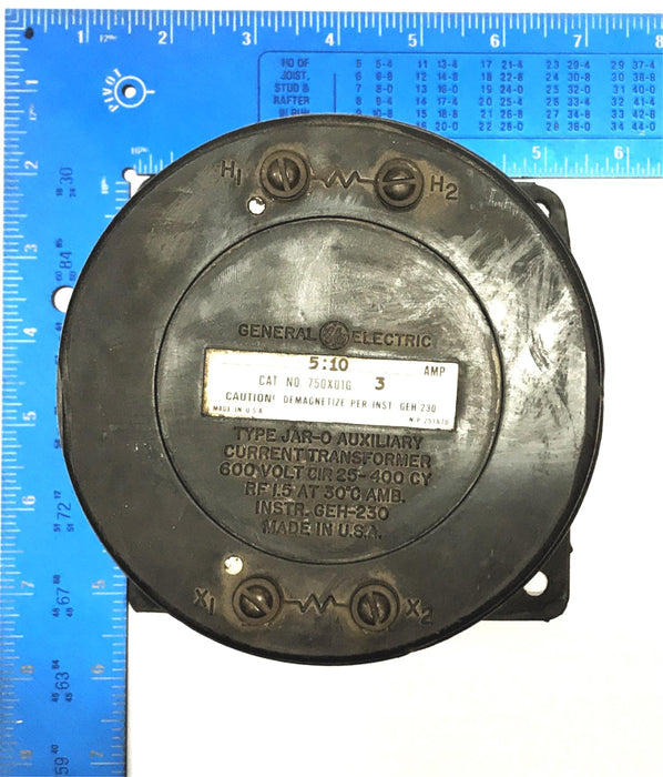 General Electric Auxiliary Current Transformers 750X01G3 USED