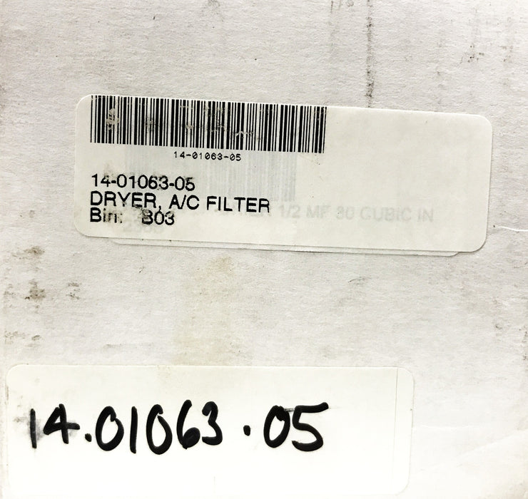 Carrier Refrigeration Filter Drier 14-01063-05 NOS