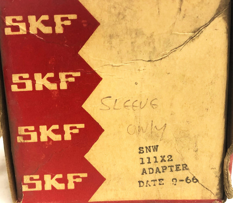 SKF Bearing Adapter Sleeve SNW111X2 NOS