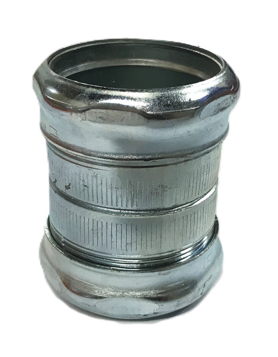 Unbranded EE 2 inch Steel Compression Fitting [Lot of 5] NOS