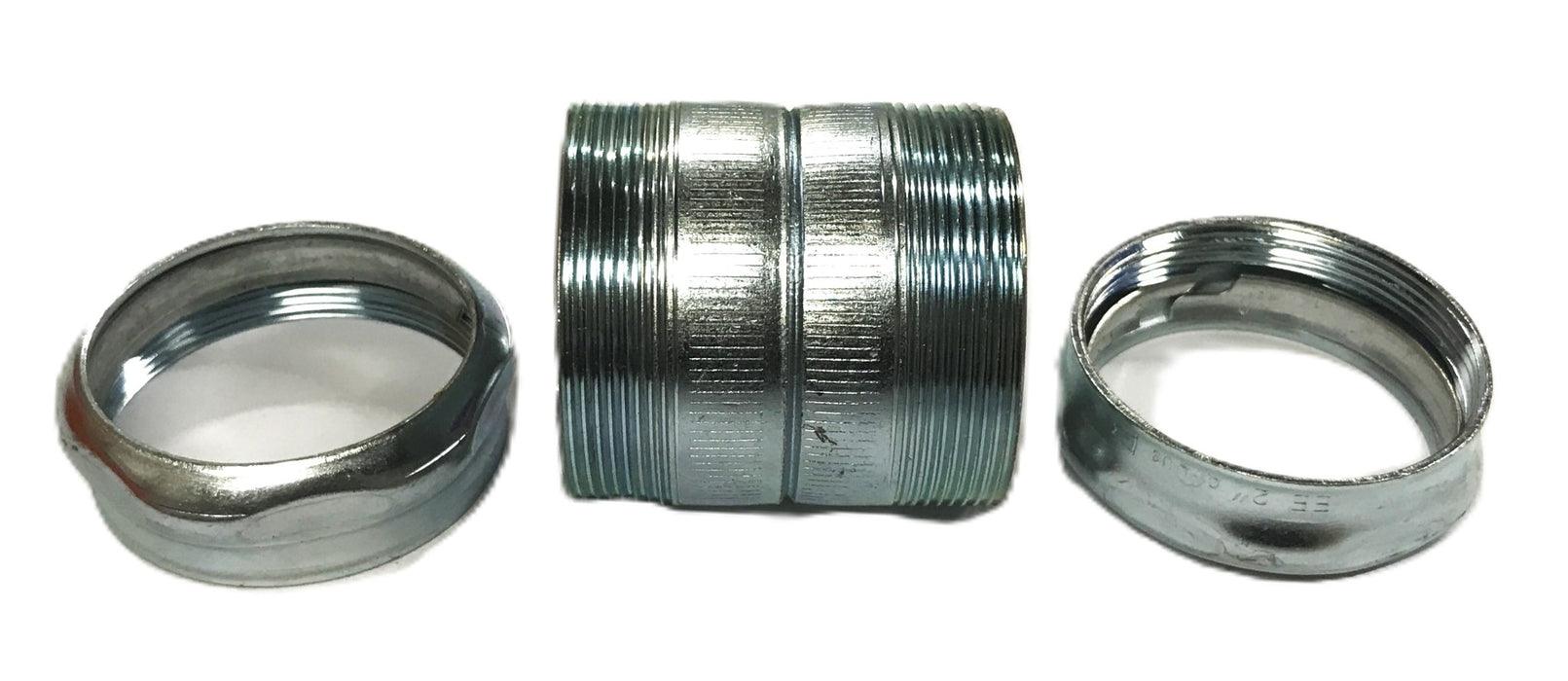 Unbranded EE 2 inch Steel Compression Fitting [Lot of 5] NOS