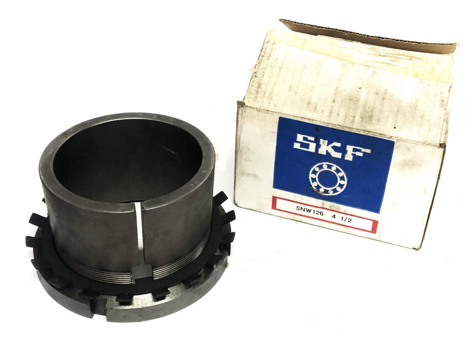 SKF Bearing Adapter Sleeve SNW126-4 1/2 (HE 3126) NOS