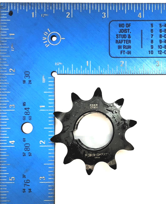 Peer Roller Chain Sprocket PC50B10HFX1" [Lot of 2] NOS