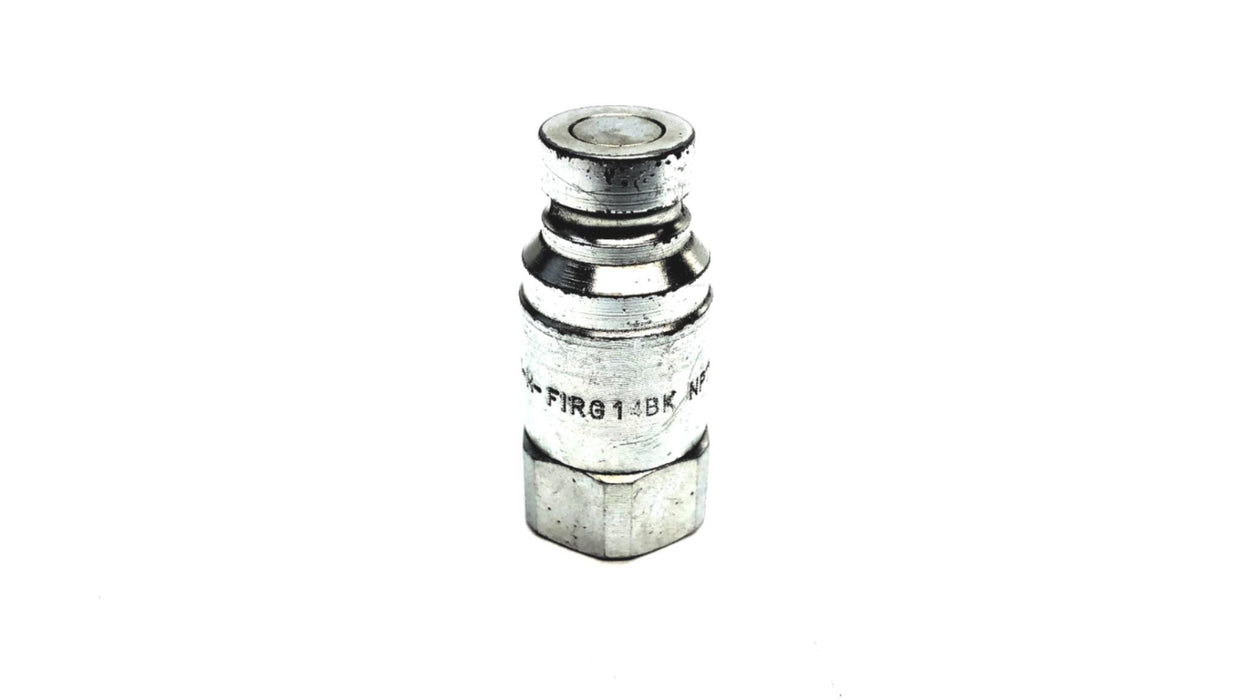 Stucchi Flat Face Quick Connect Coupling M-FIRG14BK NPT-B15 USED