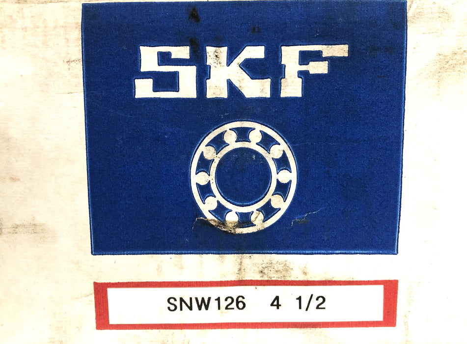 SKF Bearing Adapter Sleeve SNW126-4 1/2 (HE 3126) NOS