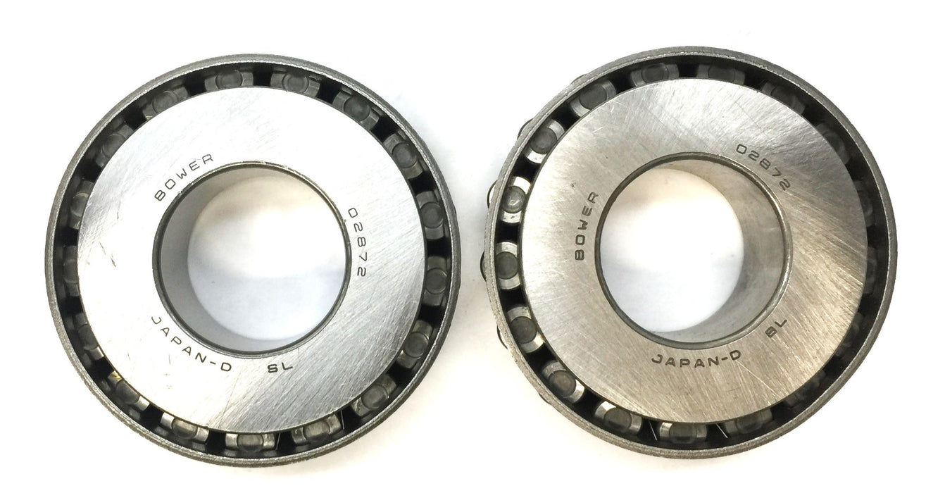 Bower Tapered Roller Bearing 02872 [Lot of 2] NOS
