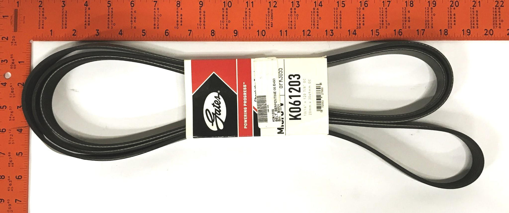 Gates Micro-V Serpentine Belt K061203 NOS