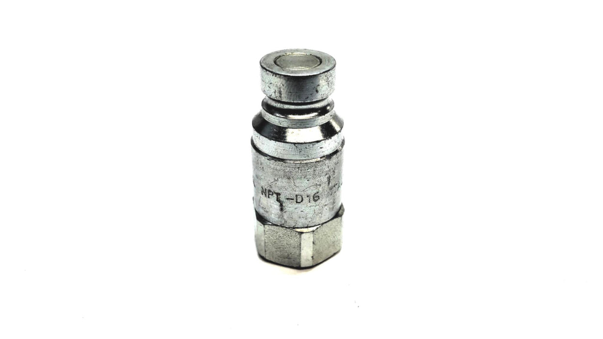 Stucchi Flat Face Quick Connect Coupling M-FIRG14BK NPT-D16 NOS