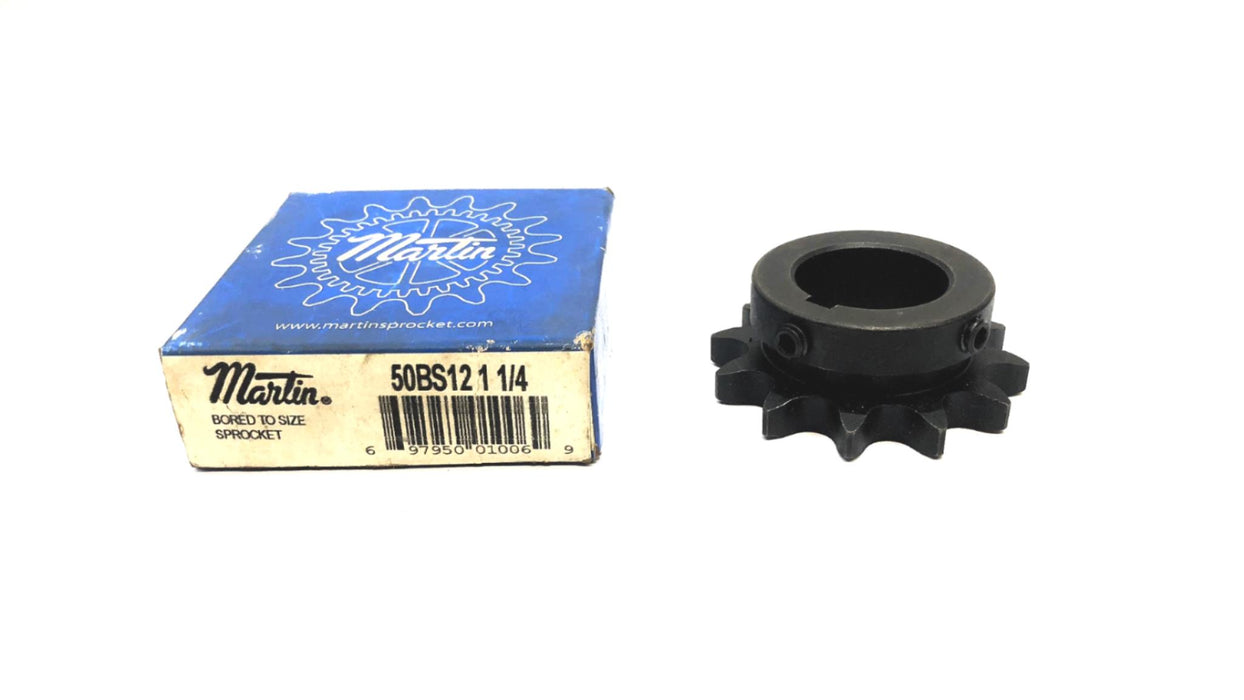 Martin Roller Chain Sprocket 50BS12 1-1/4" NOS