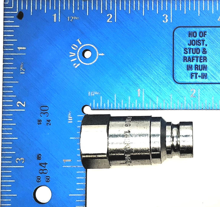 Stucchi Flat Face Quick Connect Coupling M-FIRG14BK NPT-D16 NOS