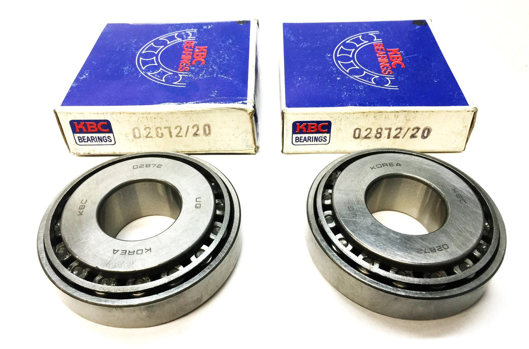 KBC Sealed Roller Bearing 02872 [Lot of 2] NOS