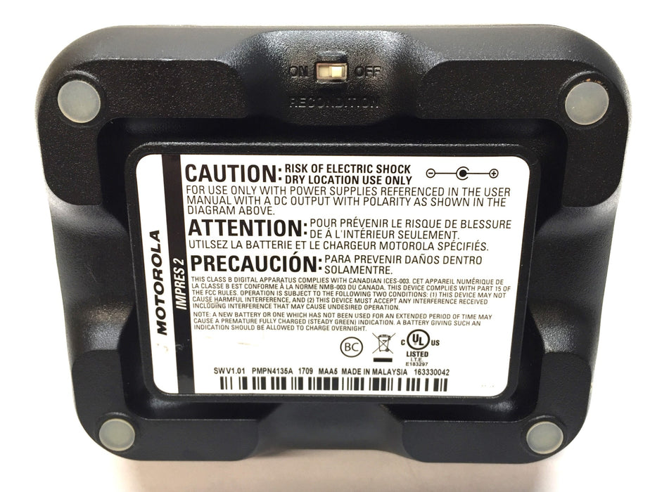 Motorola Adaptive Charger w/o Power Cord V1.10 PMPN4135A USED