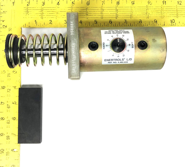 Enertrols Goldline Model Industrial Shock Absorber SALD1-1/8x2-F-PSB NOS