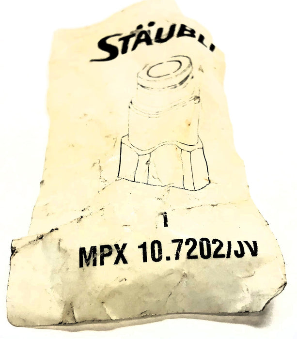 Staubli Hydraulic Fitting MPX10.7202/JV NOS