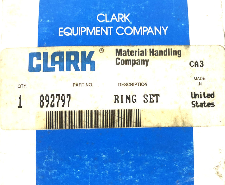 Clark Piston Ring Set 892797 NOS
