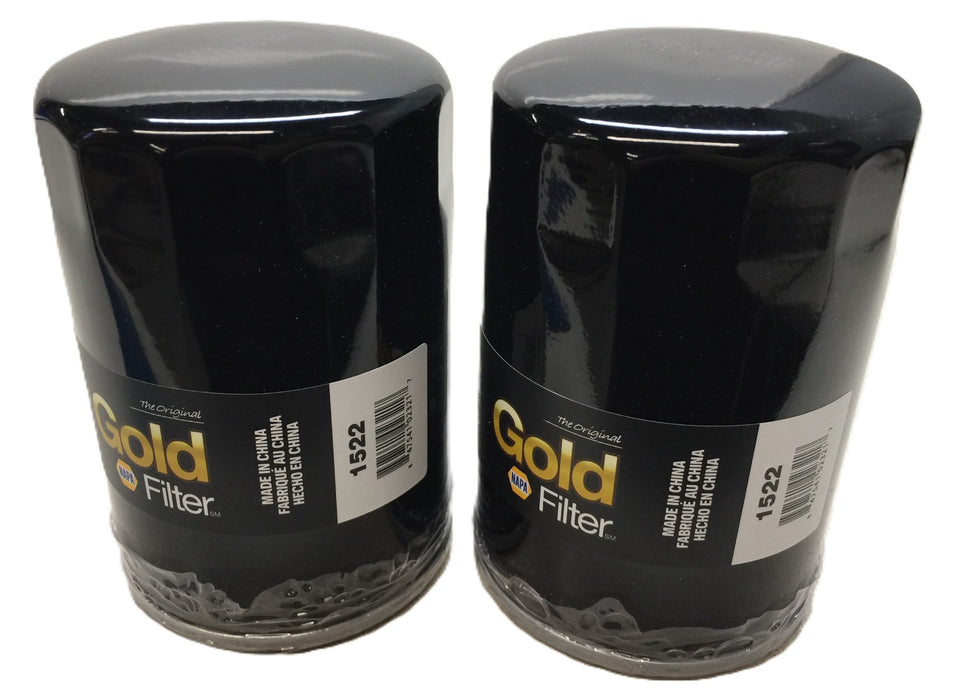 NAPA Gold Oil Filter 1522 [Lot of 2] NOS
