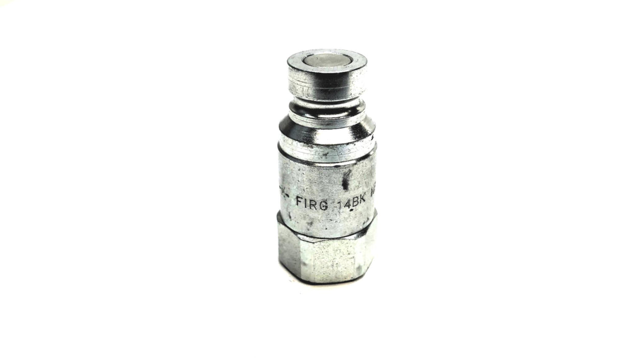 Stucchi Flat Face Quick Connect Coupling M-FIRG14BK NPT-K16 NOS