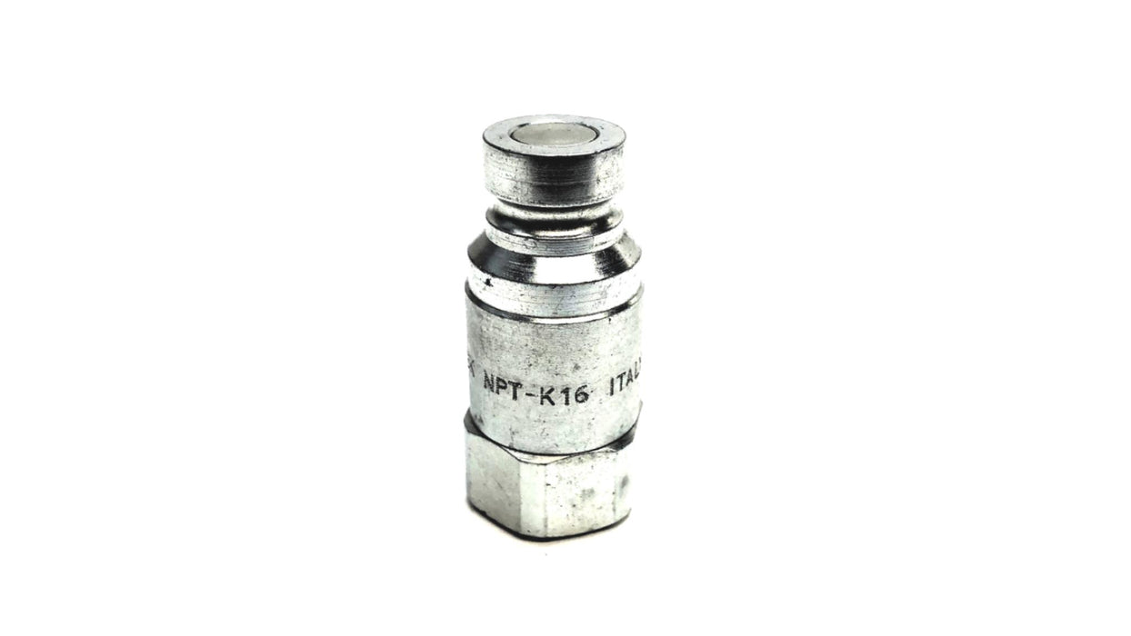 Stucchi Flat Face Quick Connect Coupling M-FIRG14BK NPT-K16 NOS