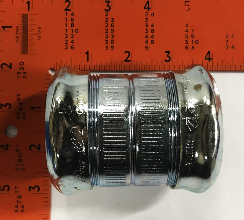 Bridgeport 2 inch Steel EMT Compression Fitting 265 [Lot of 10] NOS