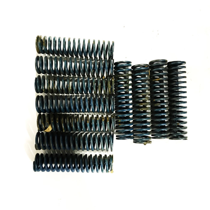 Unbranded 4 inch x 1 inch Blue Compression Spring [Lot of 11] NOS