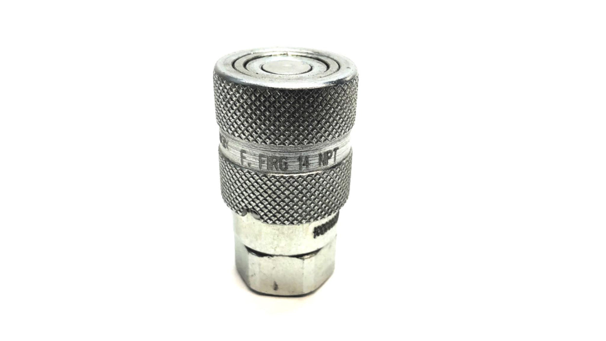 Unbranded Flat Face Quick Connect Coupling F.FIRG14NPT NOS