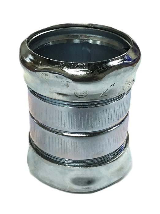 Bridgeport 2 inch Steel EMT Compression Fitting 265 [Lot of 10] NOS