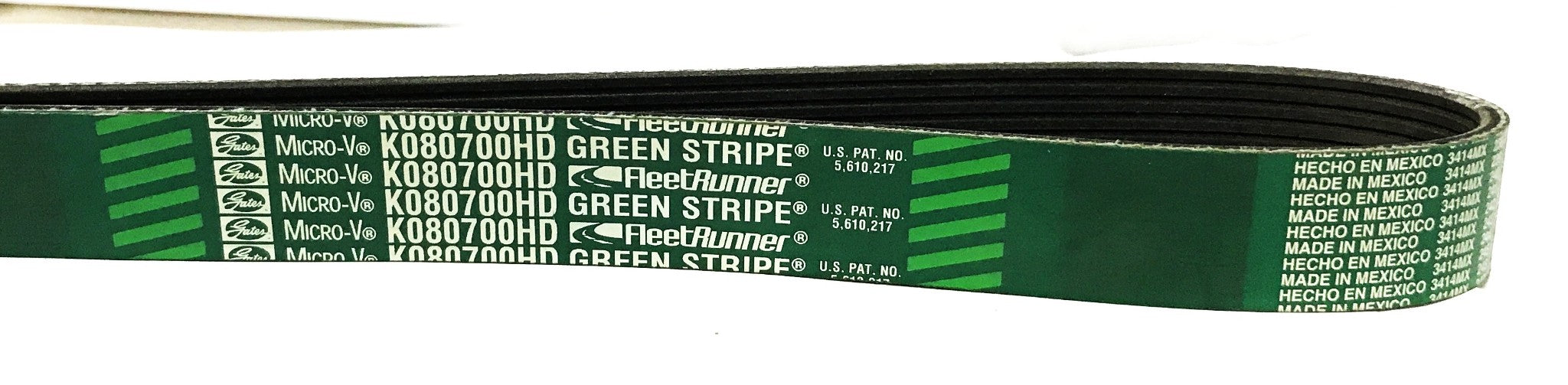 Gates Heavy Duty Micro-V Serpentine Belt K080700HD NOS