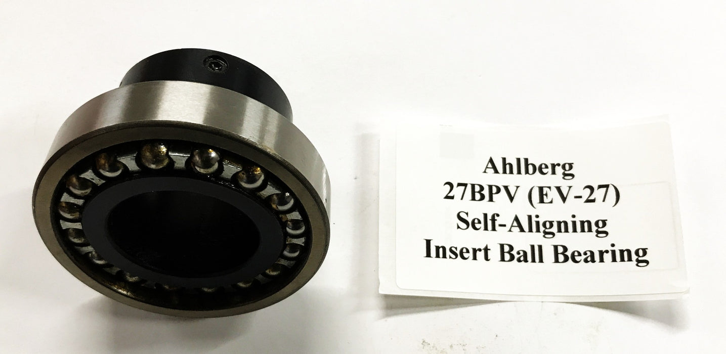 Ahlberg Self-Aligning Double-Row Insert Ball Bearing 27BPV (EC-27) NOS