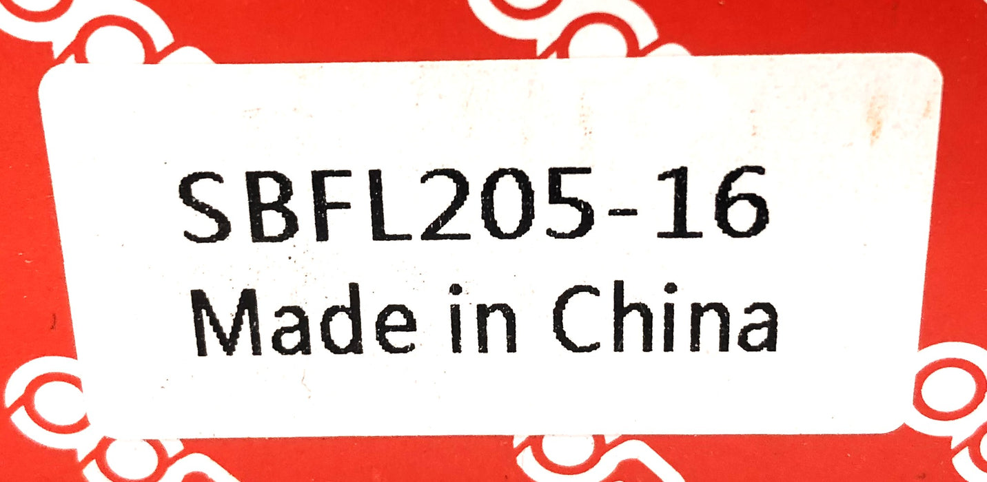 JSB Pillow Block Bearing SBFL205-16 [Lot of 2] NOS