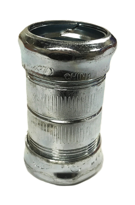 Bridgeport 1-1/4 inch Steel EMT Compression Fitting 263 [Lot of 25] NOS