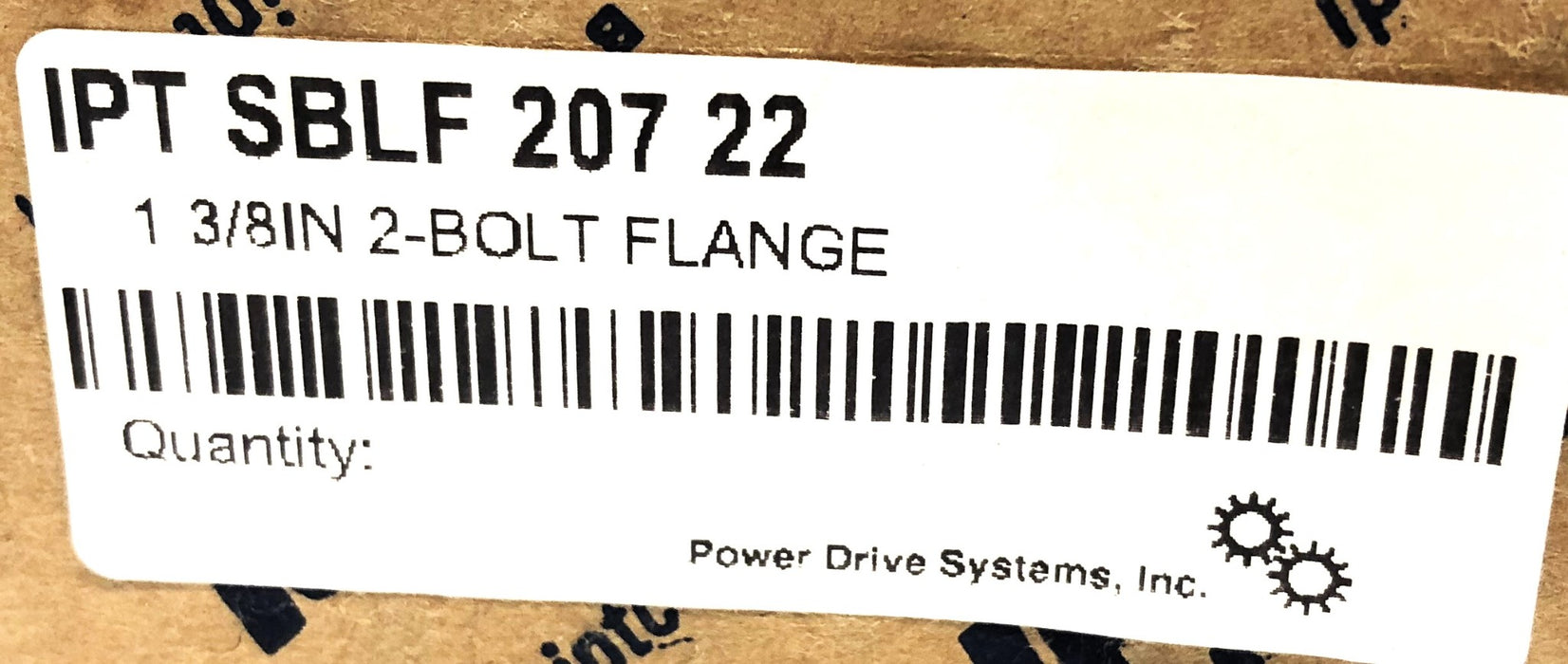 IPTCI 2-Bolt Flanged Bearing SBLF207-22 NOS