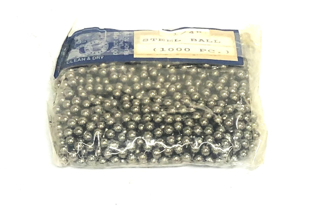Unbranded Steel Bearing Ball 1/4 Inch [Lot of 1000] NOS
