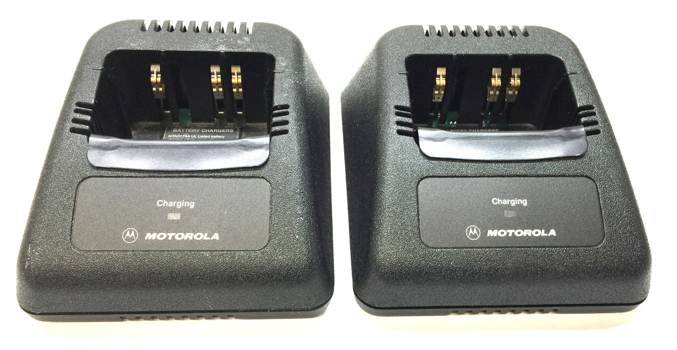 Motorola Charger Base w/o Power Cord [Lot of 2] NTN7160A USED