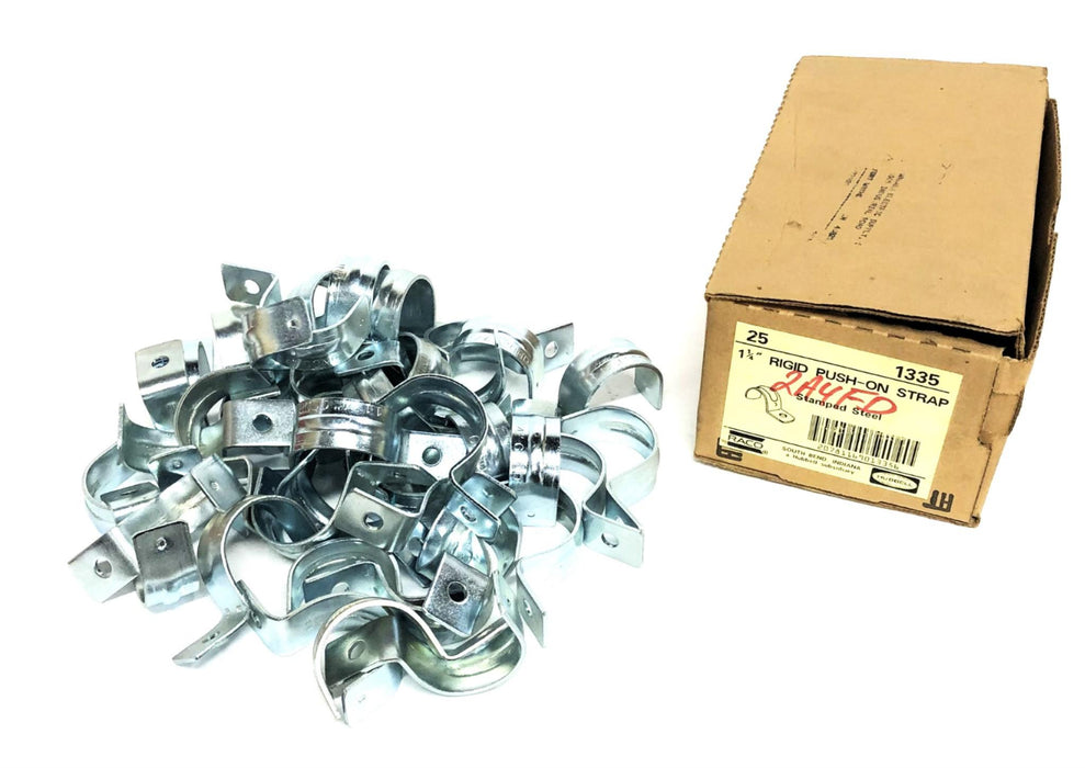Hubbell Raco 1-3/4 Inch Rigid Push-On Strap Conduit Clamp 1335 [Lot of 40] NOS