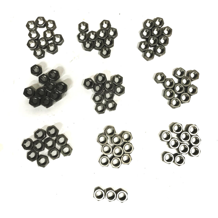 Hodell-Natco 1/2-20 Left Hand Hex Nut LHHN050FP [Lot of 93] NOS