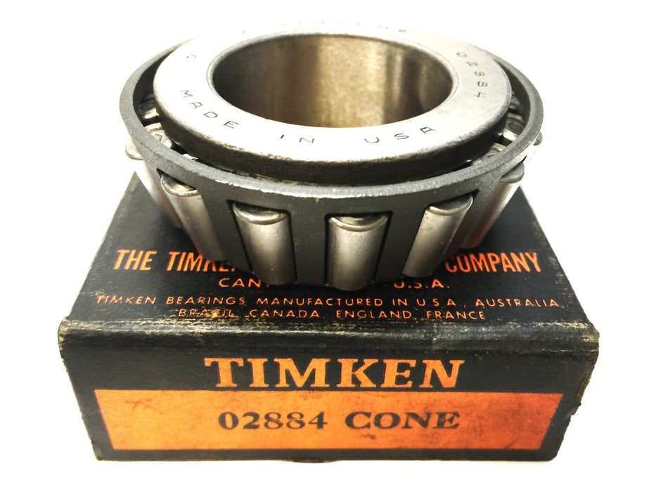 Timken Tapered Cone Roller Bearing 02884 NOS