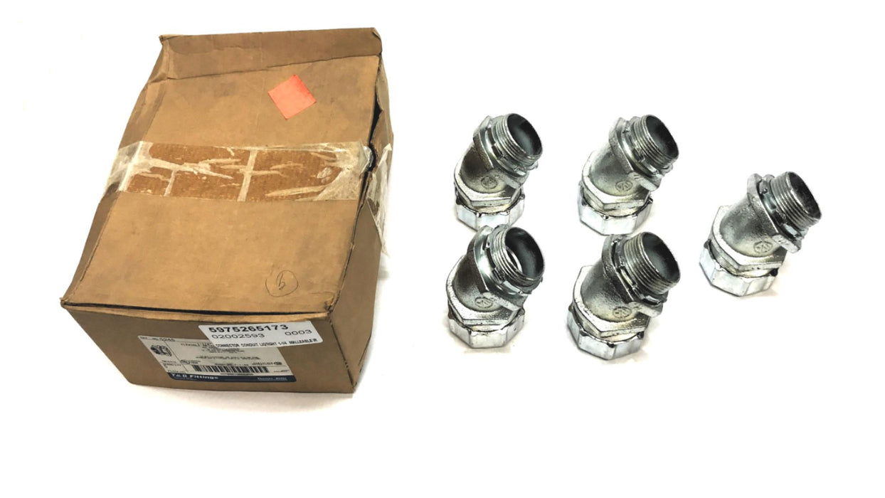 Thomas & Betts Box of (5) 1-1/4" Liquid Tight Connector 5245 NOS