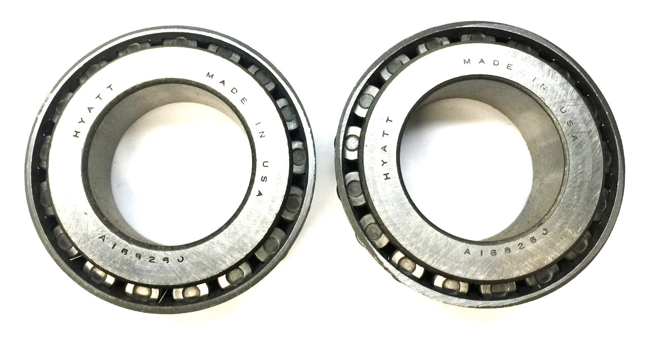 Hyatt Tapered Cone Roller Bearing A168260 [Lot of 2] NOS