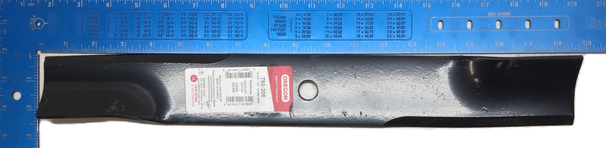 Oregon 18-1/2" Mower Blade 792-208 (601124/350-695) [Lot of 2] NOS