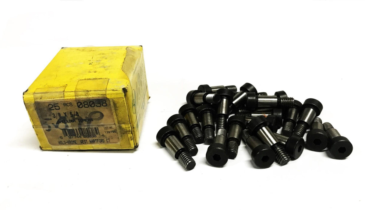 Holo-Krome Hex Socket Shoulder Screw 08038 [Lot of 24] NOS